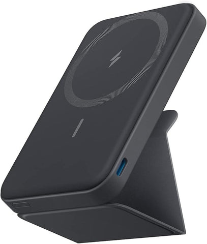 Anker 622 Magnetic Battery 5000mAh (MagGo) Foldable Magnetic Wireless Portable with Stand and USB-C Port Power Bank Anker Black