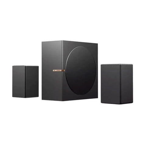 BINNIFA Wireless Soundbar 3D Desktop Speakers Set Subwoofer Deep Bass Bluetooth 5.0 & AUX Wooden Structure Desktop Speakers BINNIFA