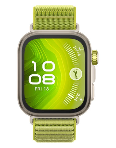 Huawei Watch Fit 4 Pro | Pro-Level Outdoor Sports Sapphire Glass & Titanium Golf Courses Map Up to 10-Day Battery Life Smartwatch HUAWEI Green