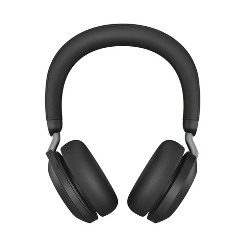 Jabra Evolve2 75 PC Wireless On Ear Headset with 8-Microphone Technology - Dual Foam Stereo Headphones with Adjustable Advanced Active Noise Cancelling, USB-A Bluetooth Adapter Headset Jabra