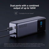 Xiaomi 165W Power Bank 10000mAh - Built-in USB-C Cable, 165W Dual Port, 120W Fast Charging, 90W Self Charging, Lithium-Ion Battery, Aircraft Safe, Compact Design with Colour Display Power Bank Xiaomi