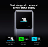 Xiaomi 165W Power Bank 10000mAh - Built-in USB-C Cable, 165W Dual Port, 120W Fast Charging, 90W Self Charging, Lithium-Ion Battery, Aircraft Safe, Compact Design with Colour Display Power Bank Xiaomi