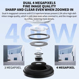 Xiaomi CW500 Dual Camera 8MP Outdoor IP66 Waterproof Support AI Detection Two-Way Voice WiFi Camera Outdoor Security Camera Xiaomi