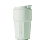 Xiaomi Daily Element Portable Water Cup Coffee Mug 316 Stainless Steel Safety Seal 420ml Cold Storage Thermos Cup Coffee cup Youpin Wild Green 