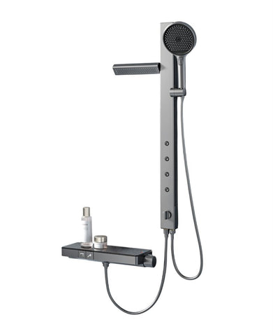 Xiaomi Little Whale Shower Set Hot and Cold Waterfall-Style Shoulder Spray, Stepless Lifting Rod, Large Storage Table, Built-In Filter Water Shower Xiaomi Shoulder Spray V