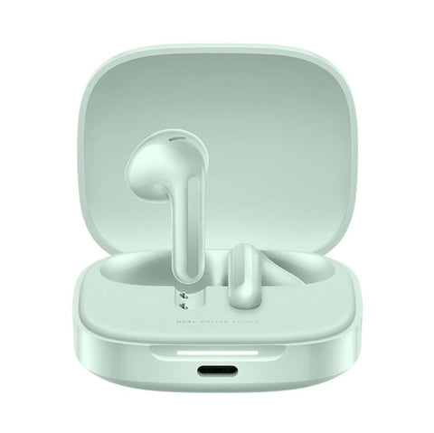 Xiaomi Redmi Buds 7S TWS Earbuds bluetooth V5.4 Earphone ANC Double Drivers 360° Surround Stereo Dual Mic AI Call Noise Cancelling 32H Playback Semi-in-ear Sports Headphones Wireless Earbuds Xiaomi Cyan Blue