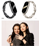Xiaomi Smart Band 8 Chain strap Leather and metal come together Chain Strap Xiaomi 