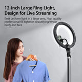 Baseus Ring LED Light 10/12inch With foldable selfie stand Ring Light Baseus 