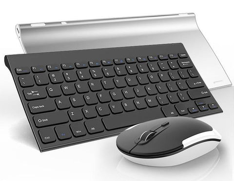 B.O.W Metal Slim Wireless Keyboard and Mouse Combo - Furper