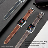 Furper APL4023 Premium Genuine Leather Apple Watch Straps Replacement For 44MM 40MM 42MM 38MM All Series leather strap Furper 