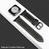 Furper APL4024 Premium Genuine Leather Apple Watch Straps Replacement For 44MM 40MM 42MM 38MM All Series leather strap Furper 