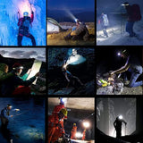 Furper Headlamp with All Perspectives Induction 230° Illumination, 350 Lumens, Weatherproof Type C Rechargeable Head Lamp for Running Camping Hiking Fishing, Sensor Outdoor Headlight USB Headlamp Furper.com