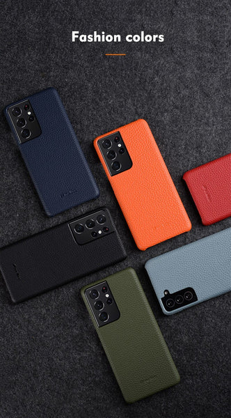 Melkco Samsung Galaxy S21 Ultra Genuine Leather Case