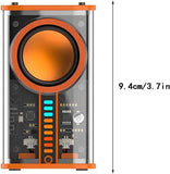Mini Wireless Bluetooth Speaker Transparent Mecha Portable Speaker Bass Mini Bluetooth Speaker Furper 