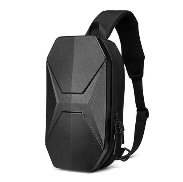 US 1-2 Pcs Sling Backpack USB Port Anti-Theft Men's Chest Shoulder Crossbody Bag, Size: One Size