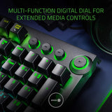Razer BlackWidow Elite Mechanical Gaming Keyboard With Green Switches (Black) With Ergonomic Wrist Rest Gaming Keyboard Razer 