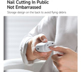 Xiaomi Seemagic Electric Automatic Nail Clipper Pro with Touch Start Infrared Protection LED Light Trimmer Cutter Electric Automatic Nail Clipper Xiaomi 