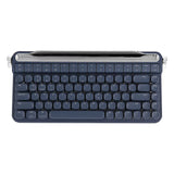 Actto B703 Wireless Bluetooth Keyboard Retro Typewriter Mechanical Gateron Outemu Switch iPad Keyboard With Holder Bluetooth Keyboard ACTTO Navy 