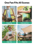 AECOOLY Portable Waist Clip Fan – Waist Fan for Outdoor Use Waist Fan Aecooly 