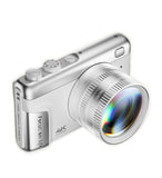 Aigo P618 64MP Kids Digital Camera with 4K Video 16X Zoom Dual AI Beauty 16 Filters Retro Style Digital Camera Aigo 