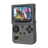 AISLPC R36T Retro Handheld Game Console, EmuELEC/Linux System, 3.5 inIPS Screen 18000+ Classic Games, Support WiFi, Networked Fighting Furper.com Gray 64GB 