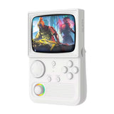AISLPC R36T Retro Handheld Game Console, EmuELEC/Linux System, 3.5 inIPS Screen 18000+ Classic Games, Support WiFi, Networked Fighting Furper.com White 64GB 