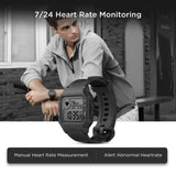Amazfit Neo Smart Watch, Retro Design, 28-Day Battery Life, Always-on Display, 5ATM Water Resistant, Lightweight, 4 Physical Buttons, Heart Rate, Sleep Monitor Watches Amazfit 