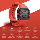 Amazfit Neo Smart Watch, Retro Design, 28-Day Battery Life, Always-on Display, 5ATM Water Resistant, Lightweight, 4 Physical Buttons, Heart Rate, Sleep Monitor Watches Amazfit 