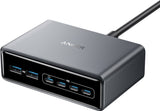 Anker Prime GaN 200W USB C Charger, 6 Port GaN 200W Charging Station, USB-C PD Fast Desktop Charger, for iPhone, Samsung, MacBook, Dell and More Charging Station Anker 