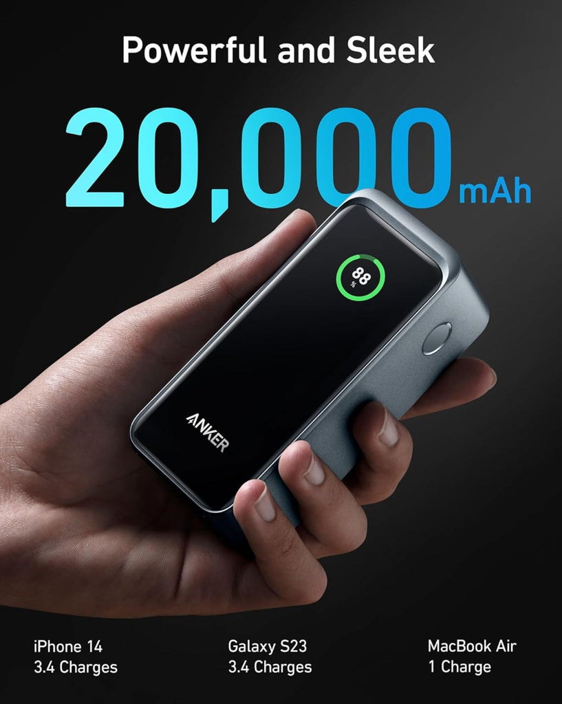 Anker Prime Power Bank (20K, 200W) With Charging Base Power Bank Anker