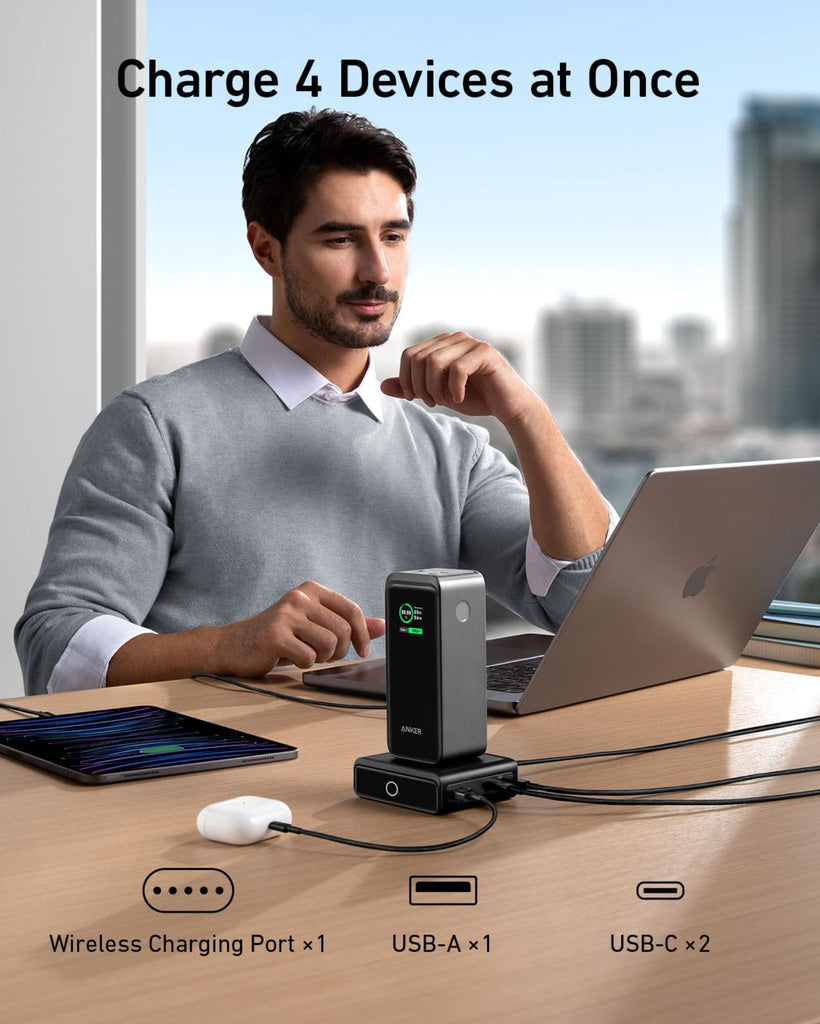 Anker Prime Power Bank (20K, 200W) With Charging Base Power Bank Anker