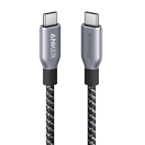 Anker Prime USB-C to USB-C Cable (240W, Upcycled-Braided) Charging and Data Cable Anker 3ft 