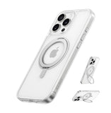 Anker Ultra Magnetic for iPhone 16 Series Case with Sturdy 360° Ring Stand, Military-Grade Shockproof Kickstand with MagSafe iPhone Cases Anker Iphone 16 Pro Clear 