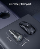 Anker USB-C Car Charger, 167.5W Max 3-Port Ultra-Compact Type-C Fast Car Charger Car Charger Anker 