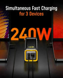 AOHI The Future Starship 240W 27,600mAh LED Display Power Bank with 140W C-C Cable Power Bank AOHI 