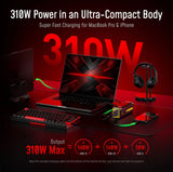 AOHI The Future Starship Pro PD3.1 310W 20,000mAh LED Display Power Bank with 240W C-C Cable Power Bank AOHI 