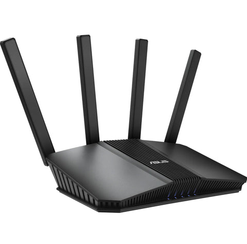 ASUS RT-BE82U WiFi 7 Dual-Band Extendable Router, 4K-QAM, MLO, Five 2.5GbE ports, Commercial-Grade Network Security, Parental Control, IoT network, Kid’s network and VPN network Router Asus 