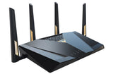ASUS RT-BE88U Dual-band WiFi 7(802.11be) AiMesh extendable router, 7.2 Gbps, 34G wired capacity, Dual 10G ports, SFP+ port, Four 2.5G ports, Commercial-grade security, Guest Network Pro, VPNs Router Asus 