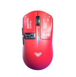 AULA SC650 Wireless Tri-Mode Gaming Mouse With a Smart Display Screen Gaming Mouse AULA Red 