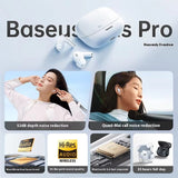 Baseus M2s pro Wireless Earphones Bluetooth 5.4 Support 3D Spatial Audio 4-Mics 52dB Active Noise Cancelling Wireless Earphones Baseus 