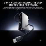 Baseus SuperCharge 3-in-1 Power Bank Charger and Cable, 67W Fast Charging, Compatible with 65W, Includes Cable for Android and Apple Phones, Laptops, and Drones Power Bank Baseus 