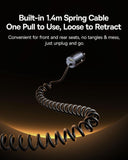 Baseus Tiny Star Mini Car Charger USB-C + USB-C Cable 30W Black Car Charger Baseus 