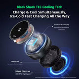 BLACK SHARK 25W MAX Magnetic Wireless Charger 2-IN-1 Mobile Phone Cooler AI Temperature Control Radiator Cooling Fan Black Shark 