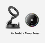 BLACK SHARK 25W MAX Magnetic Wireless Charger 2-IN-1 Mobile Phone Cooler AI Temperature Control Radiator Cooling Fan Black Shark 
