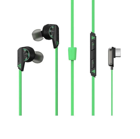 Black Shark Earphone 2 In Ear Type-C Gaming Headset Earphone Gaming Earphone Black Shark Green 
