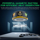 Black Shark RGB FunCooler 5 Magnetic Cell Phone Cooler for iPhone Magnetic Series/Android/Tablet/iPad Mobile Cooling Fan Black Shark 