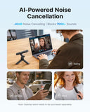 BOYA Magic Wireless Mini Microphones for iPhone/Android/PC/Camera, 4 Form-in-1 Mic, 7g Lightweight, AI Noise Reduction, 48kHz/24bit, APP Control, 328ft Range,Microphone for Recording Wireless Microphone BOYA 