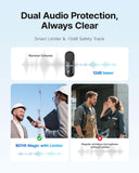 BOYA Magic Wireless Mini Microphones for iPhone/Android/PC/Camera, 4 Form-in-1 Mic, 7g Lightweight, AI Noise Reduction, 48kHz/24bit, APP Control, 328ft Range,Microphone for Recording Wireless Microphone BOYA 