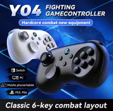 BSP Y04 Wireless Gaming Controller for PS3/PS4/Switch/Switch 2/PC/Android/HarmonyOS/iOS Hall Joystick Gamepad Adjustable Motor Gaming Controller Furper 