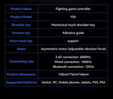 BSP Y04 Wireless Gaming Controller for PS3/PS4/Switch/Switch 2/PC/Android/HarmonyOS/iOS Hall Joystick Gamepad Adjustable Motor Gaming Controller Furper 